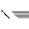 Ekena Millwork 5 1/2"H x 5 1/8"P x 7 1/2"F x 96"L Crown Moulding, PVC MLD05X05X96CRSWPV - alternate 1